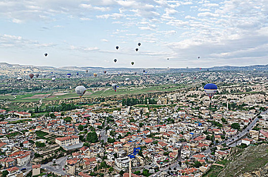 土耳其,卡帕多西亚,气球,乘