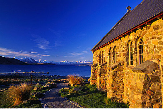 教堂,泰卡泊湖,新西兰