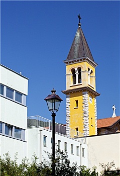 钟楼,教堂,的里雅斯特