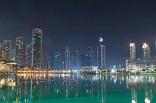 迪拜,夜拍,时间