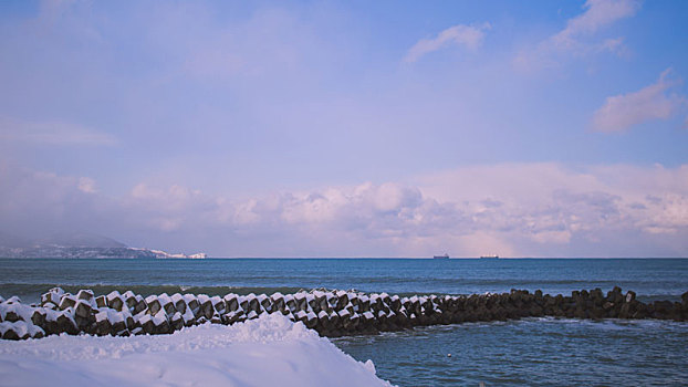 北海道,雪景