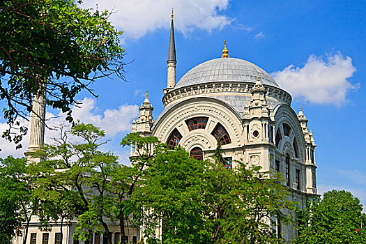 伊斯坦布尔,朵尔玛巴切皇宫,清真寺,土耳其