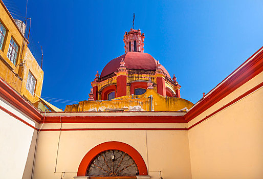 圆顶,入口,庙宇,瓜纳华托,墨西哥