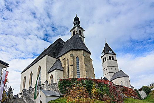 基茨比厄尔,教堂,右边,安德里亚,左边,区域,提洛尔,奥地利