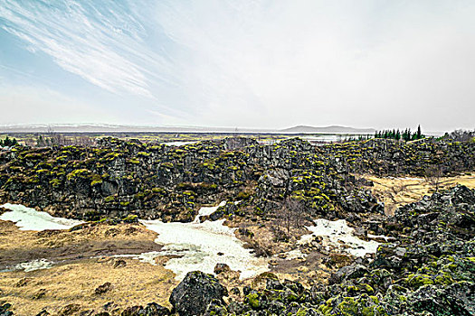 冰河时代,风景,国家公园,冰岛
