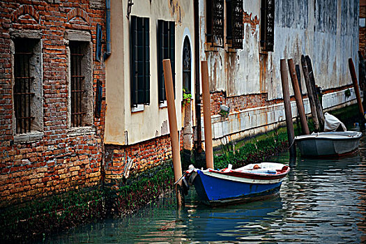 船,公园,威尼斯,小路,运河,意大利