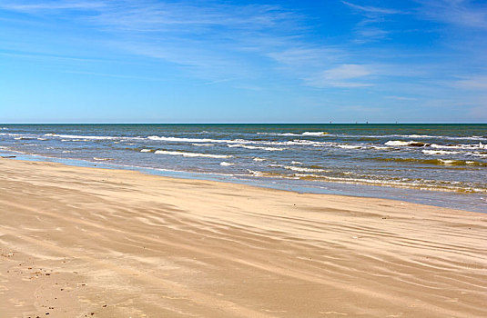 波浪,沙子,遥控,海滩