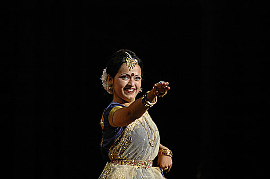 舞者,姿势,跳舞,节日,达卡,首都,孟加拉