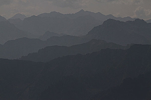 风景,山脉,雾状,天气