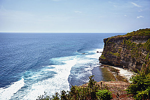 高,悬崖,巴厘岛,印度尼西亚