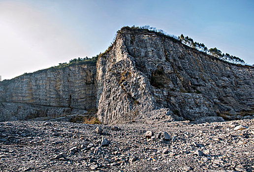 重庆渝北区矿山公园岩石