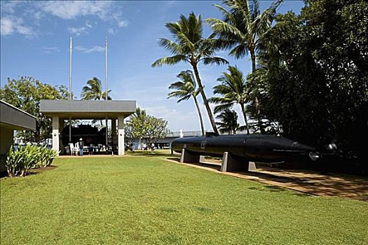 导弹,雕塑,公园,珍珠港,檀香山,瓦胡岛,夏威夷,美国