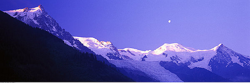 顶峰,夏蒙尼,阿尔卑斯山