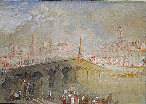 桥,布卢瓦,雾,艺术家