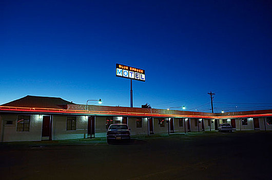 汽车旅馆,66号公路,新墨西哥,美国