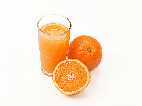鲜榨,橙汁,橘子
