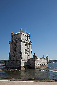 城堡,建造,海岸线