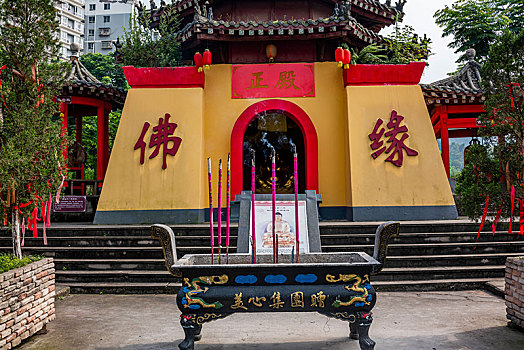 重庆涪陵美心红酒小镇西普陀寺