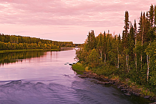 清水,河,省立公园,北方,萨斯喀彻温,加拿大