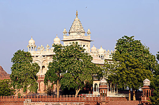 陵墓,王公,白色大理石,拉贾斯坦邦,北印度,印度,南亚,亚洲