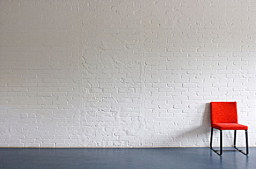 红色,椅子,房间