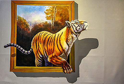 3D,画展,立体画,绘画,展览