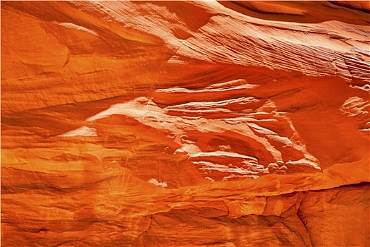 橙色,黄色,砂岩,石头,峡谷,抽象,沙丘,拱形,拱门国家公园,犹他