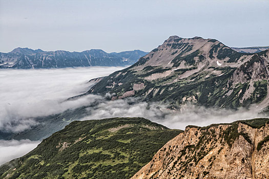 自然,堪察加半岛,风景,华美