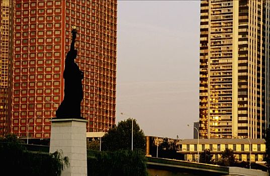 法国,巴黎,自由女神像