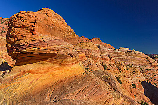彩色,沙岩构造,弗米利恩崖,荒野,亚利桑那,美国