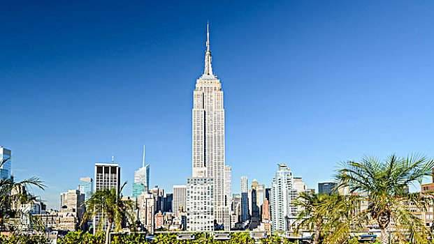 帝国大厦,风景,屋顶,酒吧,曼哈顿中城,纽约,美国