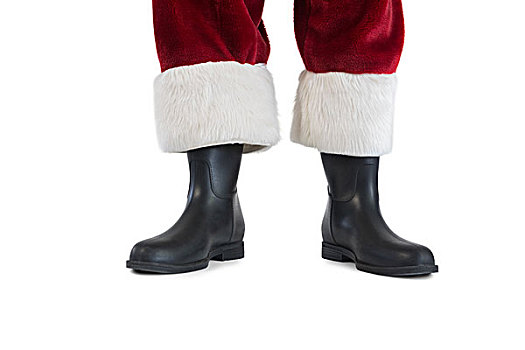 圣诞老人,靴子,腿