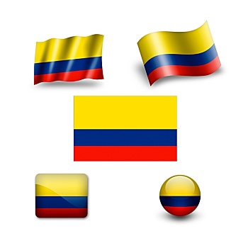 哥伦比亚,旗帜,象征