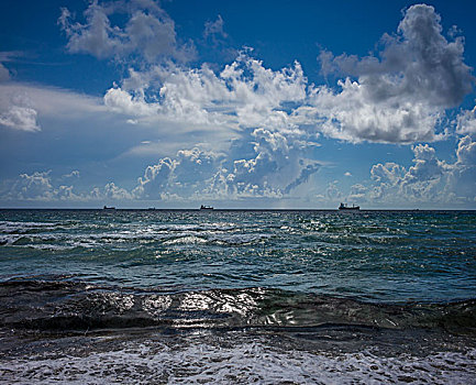 海景,迈阿密海滩,佛罗里达,美国
