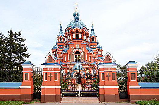 圣母大教堂,老城,伊尔库茨克,西伯利亚,俄罗斯联邦