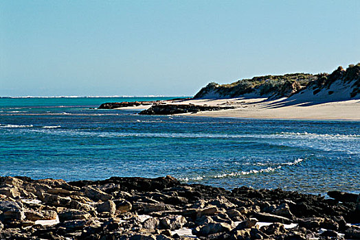 岩石构造,海滩,海洋公园,岬角,国家公园,西澳大利亚,澳大利亚