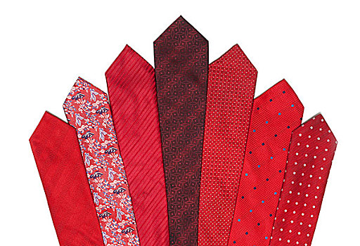 红色,深红色,领带