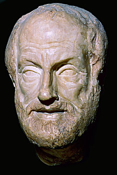 半身像,希腊人,哲学家,亚里士多德,公元前4世纪,艺术家,未知