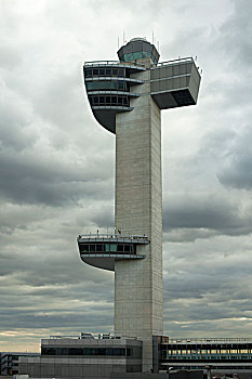 控制塔,机场,纽约,美国