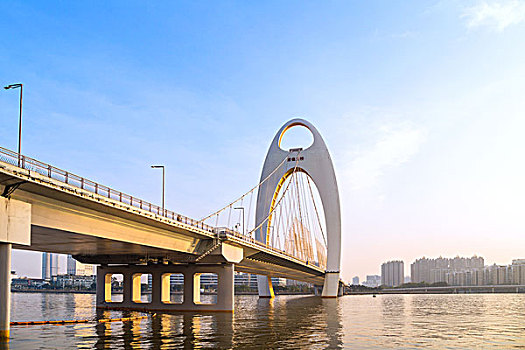广州猎德大桥及城市建筑