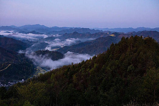 石潭,云海,安徽,山沟,油菜花,风光,壮观,气候,环境,仙境,诱惑,秀美,俯瞰,村庄