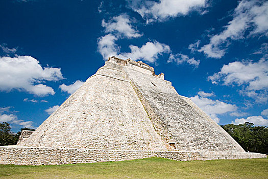 墨西哥,尤卡坦半岛,乌斯马尔,大,前哥伦布时期,毁坏,城市,玛雅,文明,巫师金字塔