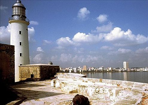 莫罗城堡,城堡,港口,哈瓦那,古巴,中美洲
