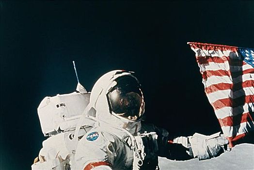 尤金,阿波罗17号,旗帜,十二月