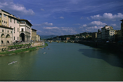阿尔诺河,建筑,佛罗伦萨,意大利
