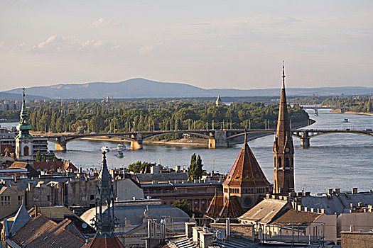 匈牙利,布达佩斯,城堡,山