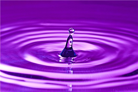 紫色,水滴,溅