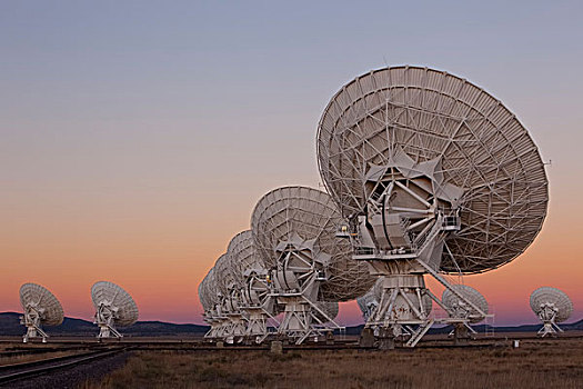 射电望远镜,卫星天线,射电望远镜巨阵,新墨西哥,美国