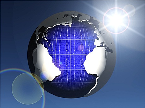 太阳能电池,地球