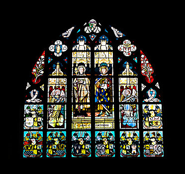 窗户,大教堂,圣母院,世界遗产,安特卫普,佛兰德斯,比利时,欧洲